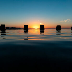 Sunrise over an Ocean Pool in Coogee, New South Wales