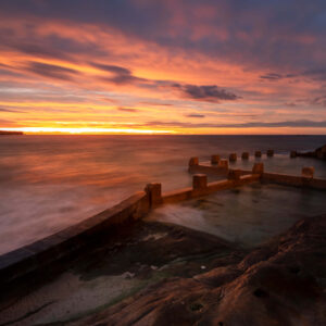 Photo of sunrise at Coogee Beach